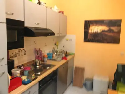 Küche/Küchenzeile in der Unterkunft Ferienwohnung Ulbricht