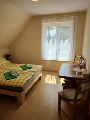 Ein Bett oder Betten in einem Zimmer der Unterkunft Dresden-Entspannung-Natur-trifft-2-Städte-am-Fluss
