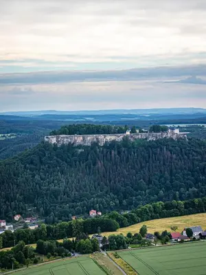 Naturlandschaft in der Nähe des Privatzimmers