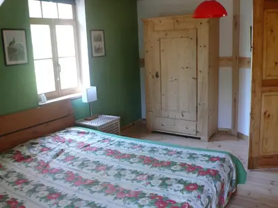 Ein Bett oder Betten in einem Zimmer der Unterkunft Villa Rosencottage by Interhome