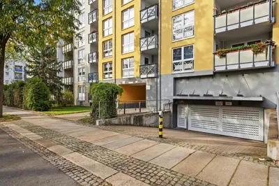 Das Gebäude in dem sich die Ferienwohnung befindet