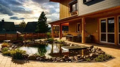 Ein Garten an der Unterkunft Ferienwohnung Olbernhau 7 Täler - Apartment