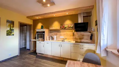 Küche/Küchenzeile in der Unterkunft Ferienwohnung Olbernhau 7 Täler - Apartment
