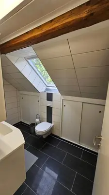 Ein Badezimmer in der Unterkunft Gemütliche Wohnscheune