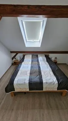 Ein Bett oder Betten in einem Zimmer der Unterkunft Gemütliche Wohnscheune