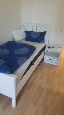 Ein Bett oder Betten in einem Zimmer der Unterkunft Chemnitz - Home Sweet Home