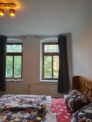 Ein Bett oder Betten in einem Zimmer der Unterkunft Chemnitz - Home Sweet Home