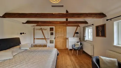 Ein Bett oder Betten in einem Zimmer der Unterkunft Winzerglück