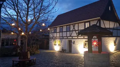 Das Gebäude in dem sich die Ferienwohnung befindet