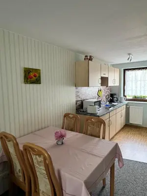 Küche/Küchenzeile in der Unterkunft Ferienwohnung Hofmann