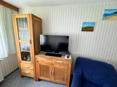TV/Unterhaltungsangebot in der Unterkunft Ferienwohnung Hofmann