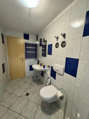 Ein Badezimmer in der Unterkunft Ferienwohnung Hofmann