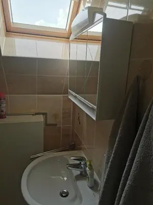 Ein Badezimmer in der Unterkunft Ferienwohnung Dresden-Trachenberge-Stadtblick