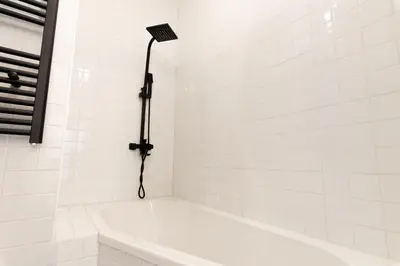 Ein Badezimmer in der Unterkunft Moderne City Appartments