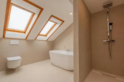 Ein Badezimmer in der Unterkunft Moderne City Appartments
