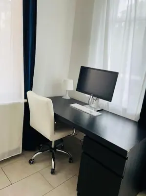 TV/Unterhaltungsangebot in der Unterkunft Studio-Apartment mit Balkon