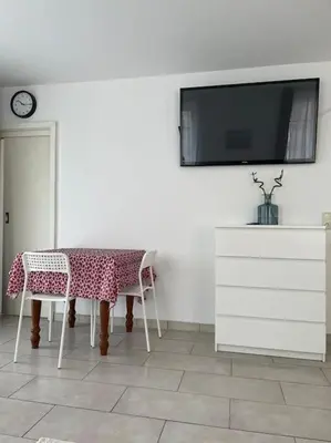 TV/Unterhaltungsangebot in der Unterkunft Studio-Apartment mit Balkon