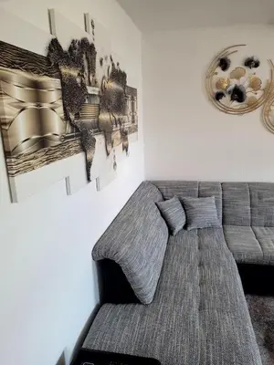 Ein Sitzbereich in der Unterkunft 75qm Apartment