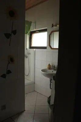 Ein Badezimmer in der Unterkunft Ferienscheune Sächsische Schweiz