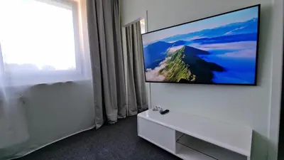 TV/Unterhaltungsangebot in der Unterkunft CityCenter Apartment - BigTV-PS4-Netflix-Parking