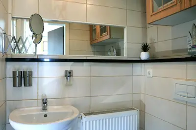 Ein Badezimmer in der Unterkunft SeeNest Lieske