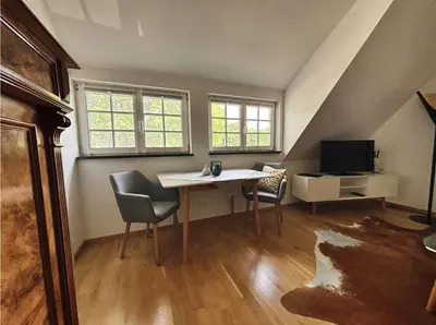 TV/Unterhaltungsangebot in der Unterkunft Buschschänke Lomnitz - Appartements