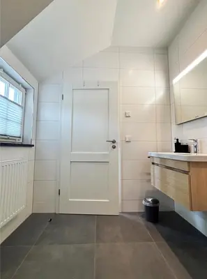 Ein Badezimmer in der Unterkunft Buschschänke Lomnitz - Appartements