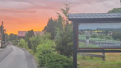 Blick auf den Sonnenuntergang/Sonnenaufgang von der Ferienwohnung aus oder aus der Nähe