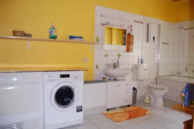 Ein Badezimmer in der Unterkunft Ferienwohnung Sunwood