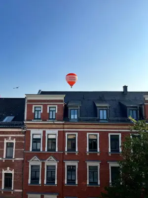 Das Gebäude in dem sich die Ferienwohnung befindet