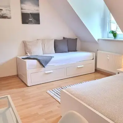 2 room apt at It-district Neustadt & free parking