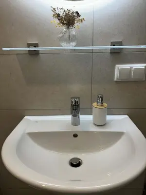 Ein Badezimmer in der Unterkunft Lindenhof Michaelis - Urlaub auf dem historischen Gutshof