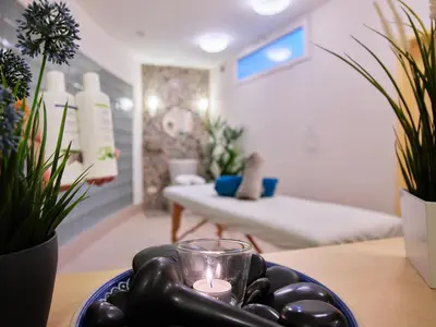 Ein Sitzbereich in der Unterkunft Hostel Oschatz