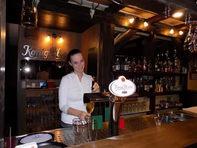 Getränke in der Unterkunft Heidehotel Jagdhof Dobra GmbH