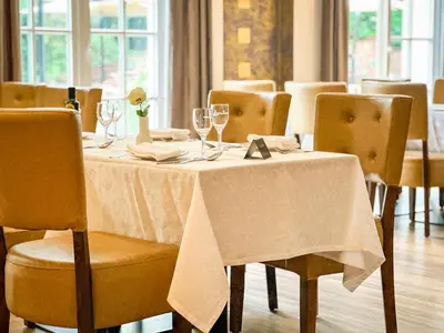 Ein Sitzbereich in der Unterkunft Weltemühle Hotel by Miri's Dresden