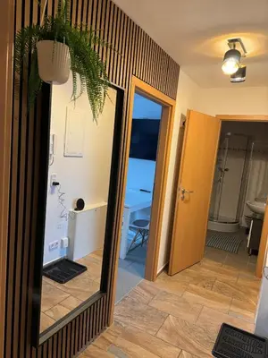 Ein Badezimmer in der Unterkunft Charmante Zentrale 2 Raum Wohnung