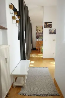 Grundriss der Unterkunft Cosy Studio, sunny balcony in It-District Neustadt