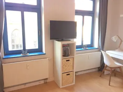 TV/Unterhaltungsangebot in der Unterkunft Studio in It District Neustadt Louisenstraße