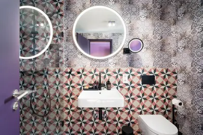 Ein Badezimmer in der Unterkunft Ranunkelhof