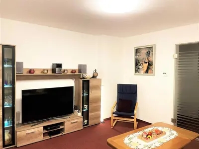 TV/Unterhaltungsangebot in der Unterkunft Ferienwohnung Hänsch