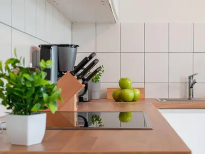 Küche/Küchenzeile in der Unterkunft RR - Apartments Kappel - 85qm - Lift - WIFI