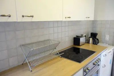Küche/Küchenzeile in der Unterkunft 2 room apartment near station Neustadt in Dresden Neustadt