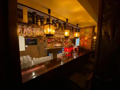 Lounge oder Bar in der Unterkunft Hotel Lugsteinhof