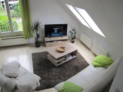 TV/Unterhaltungsangebot in der Unterkunft Ferienwohnung im Grünen von Dresden