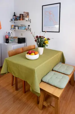 Grundriss der Unterkunft Blick auf die Sachsenhöhe