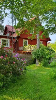 Ein Garten an der Unterkunft Altes Forsthaus Laubusch