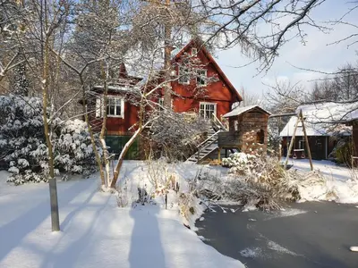 Altes Forsthaus Laubusch im Winter