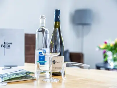 Getränke in der Unterkunft 