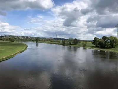 Naturlandschaft in der Nähe des Ferienhauses