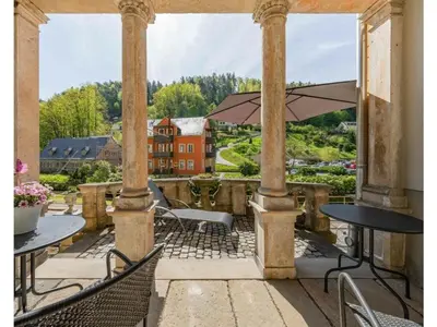 Ein Balkon oder eine Terrasse in der Unterkunft Villa Emma Comfortable holiday residence
